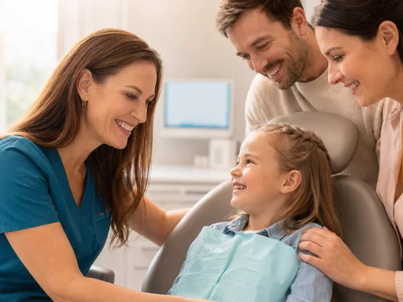 Family dental care for children and parents